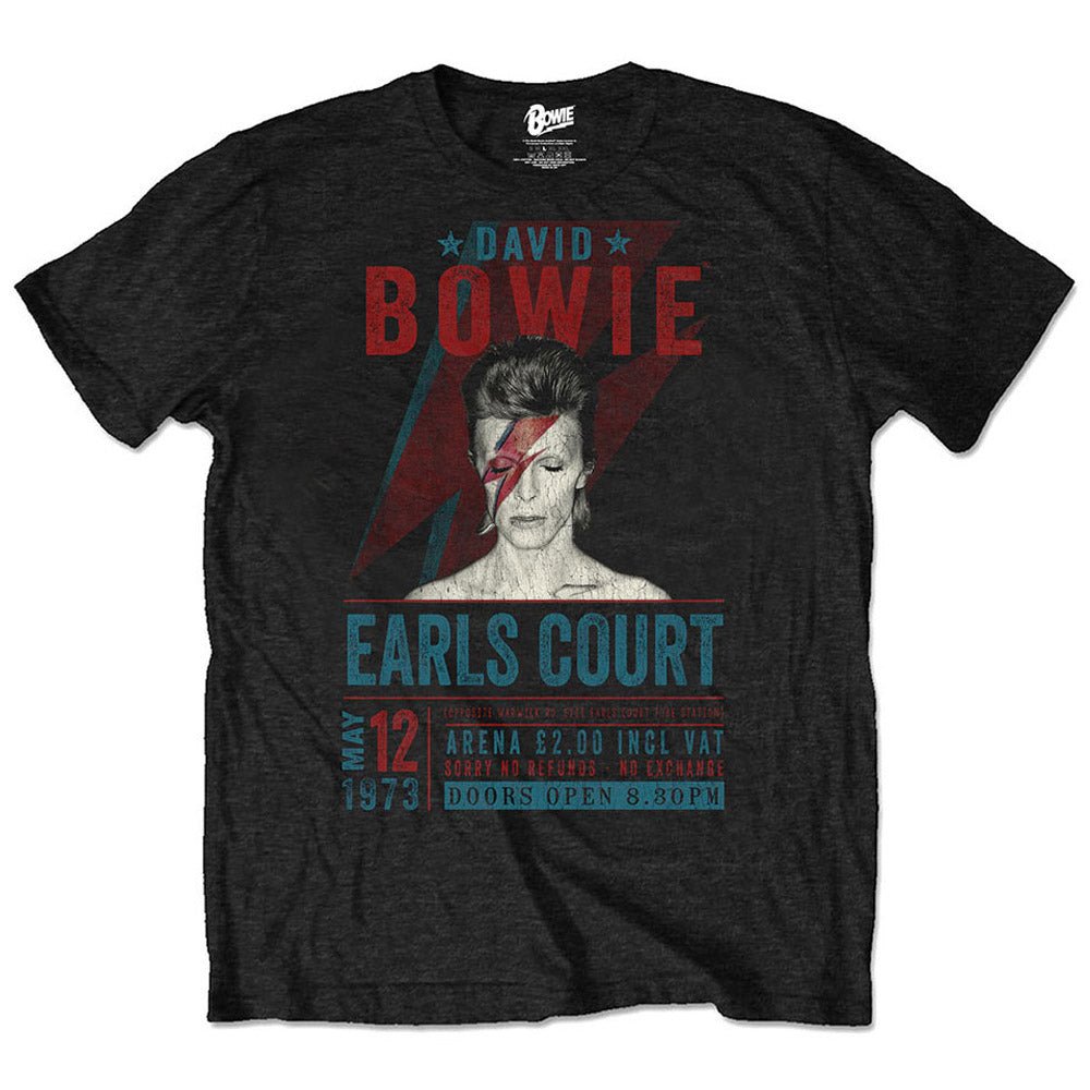 DAVID BOWIE デヴィッドボウイ - Earls Court '73 / ECO - TEE / Tシャツ / メンズ - PGS